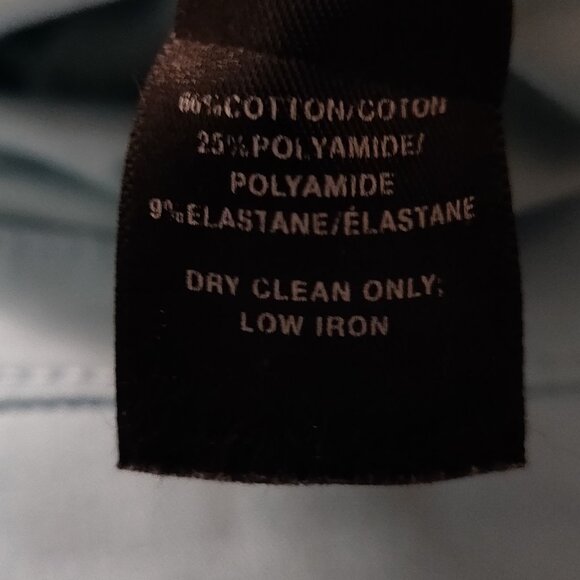 Lafayette 148 Manhattan Light Blue Cropped Pants 24W - Picture 3 of 7